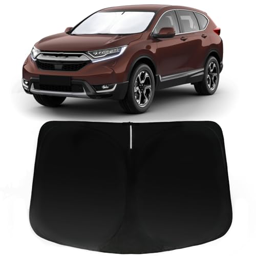 Image of Car Front Windshield Sun Shade for Honda CR-V 2012-2022, Car Window SunShades Shield Cover Visor Protector with 240T Reflective Fabric UV & Sun Heat Protection Accessories (Honda CRV)