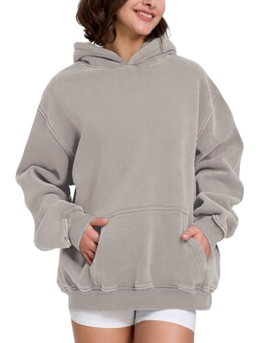 Image of Hatant Oversized Hoodie Sweatshirts for Men Couples Heavyweight Hoodies Pullover Vintage Mens Acid Wash Sweaters Clothes 2026