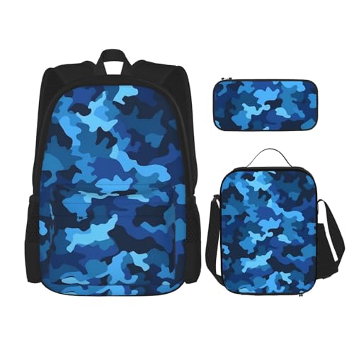 Sac à dos décontracté pour les journées actives avec sac repas isolé et trousse assortie