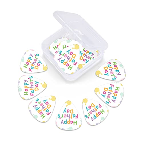 Ensemble de 12 médiators de guitare Hand And Happy Fathers Day pour guitare acoustique, guitare électrique, contrebasse… - Les Beatles, Paul McCartney, John Lennon, RIngo Starr, George Harrison Ensemble de 12 médiators de guitare Hand And Happy Fathers Day pour guitare acoustique, guitare électrique, contrebasse… – Image 7