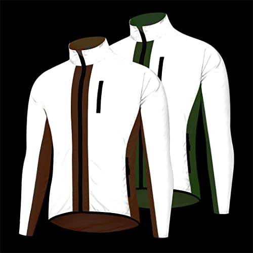 Chaqueta rompeviento reflectante para ciclismo hombre miniatura 6