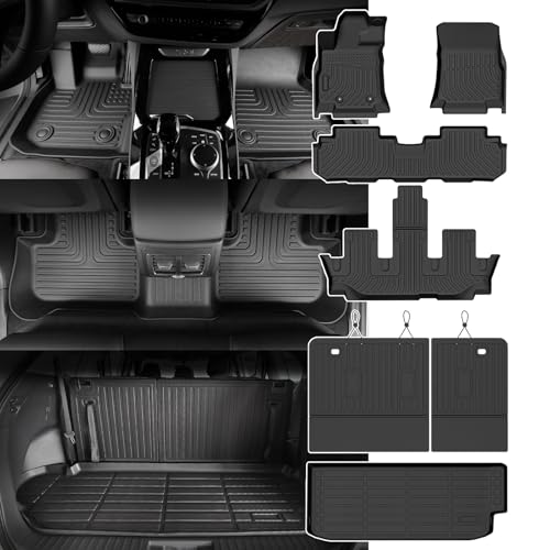 for Subaru Ascent Floor Mats 2026 2025-2019,Car Mats for Subaru Ascent 7&8 Seater All Weather Floor Mats Cargo Liner Accessories 2019-2026