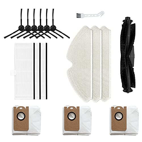 TeKeHom Juego de accesorios para piezas de repuesto para aspiradora Honiture Q6 Robot Cover