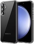 JETech Case for Samsung Galaxy S23 FE 6.4-Inch, Non-Yellowing Shockproof Bumper Protective Phone Cover, Anti-Scratch Hard PC Back (Black)