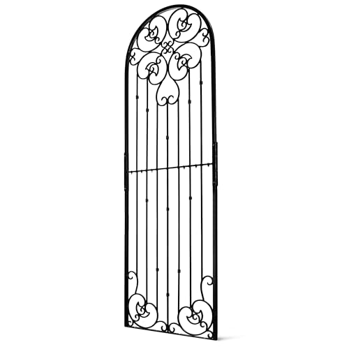 H Potter 8 Ft Tall Black Garden Trellis – Heavy