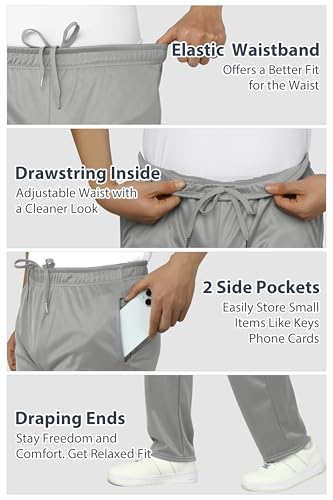 Resinta 4 Pack Boys Fleece Athletic Sweatpants Kids Active Jogger Pants Running Jogging Pants with Pockets Drawstring4