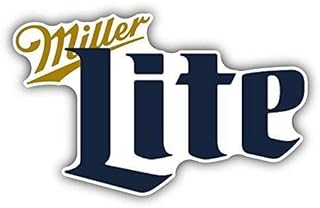 Miller Lite Vinyl Decal (Any Size) Miller Lite Beer Stickers for car, bar, Laptop, tumblers (3 inch)