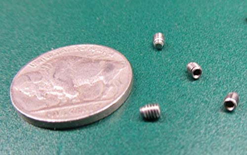18-8 Stainless Steel Extended Tip Set Screws 3-56 x .125" Length 25 pcs