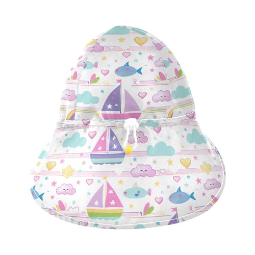 Sailboat Island Cartoon Toddler Boy Girl Sunhat Boy Summer Hats Baby Girls' Sun Protection Adjustable Travel Essentials3