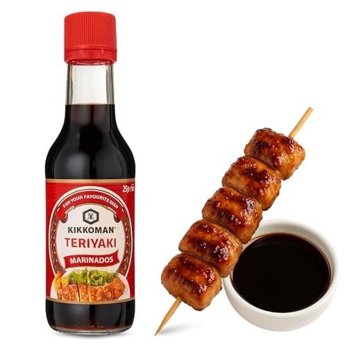 Salsa Teriyaki Marinada, Salsa Japonesa, Apta para cualquier tipo de carnes, pescados y brochetas a la brasa o asadas, ingredientes 100% naturales, Ideal para carnes, pescados y verduras, 250 ml