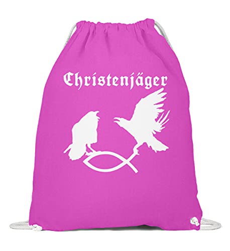 Saco de algodón Hugin und Munin con diseño de caballero cristiano
