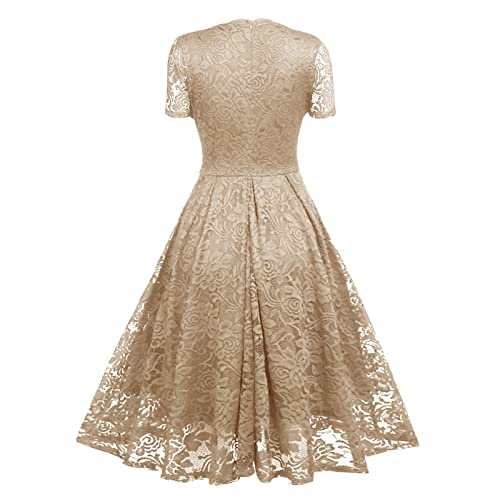 Robe de soirée de mariage d'automne en dentelle rétro mince