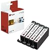 Laser Tek Services Compatible High Yield Ink Cartridge Replacement for Canon CLI-271 CLI271B Works with Canon Pixma MG5720 MG5721, TS5020 TS6020 Printers (Black, 4 Pack) - 665 Pages