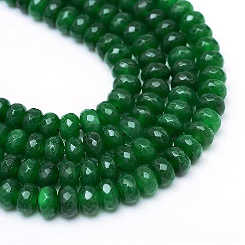 Collier De Perles En Agate Verte - Pierres Naturelles - Bijou Occasion - Pour Femme