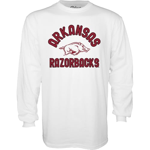 Arkansas Razorbacks Long Sleeve T Shirt Line Up Secondary Color, Large