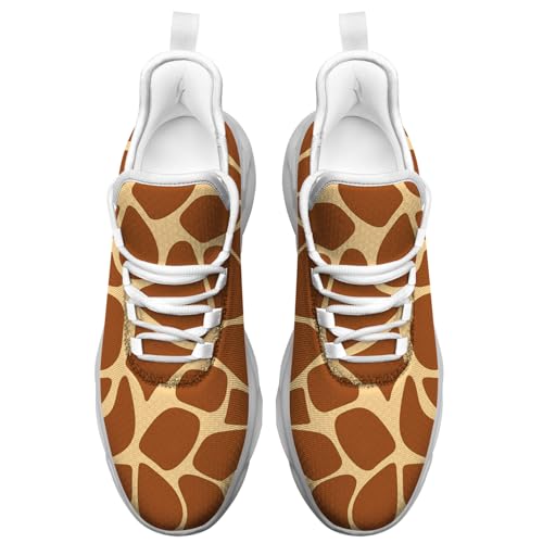 Giraffe Print Shoes Mens Womens Fashion Sneakers Running Walking Tennis Shoes3