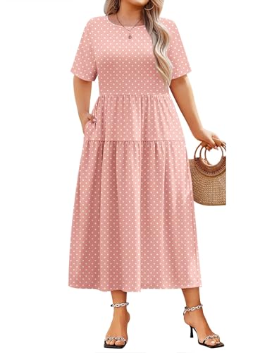 IN'VOLAND Women's Plus Size Casual Floral Boho Maxi Short product image