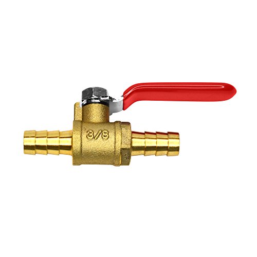 Ocsparts Mtlb-6 3/8-2 Brass Barb X Barb Ball Valve #TOP3