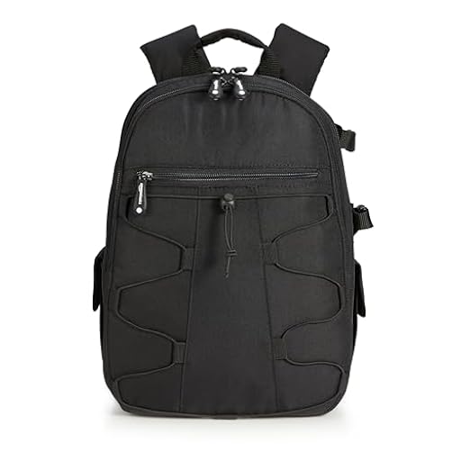 Amazon Basics Mochila para Cámara de Gran Capacidad con Acolchado Interno para DSLR y Accesorios, Impermeable y Resistente a los Golpes, 30 x 15 x 37 cm, Negro, Sólido | Ya disponible en tu tienda friki favorita! En mundofriki.es!