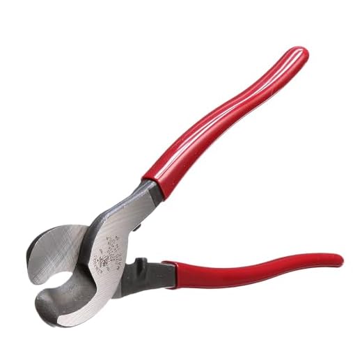 Klein Tools 63050 Cable Cutter, Heavy Duty Cutter for Aluminum, Copper, and Communications Cable