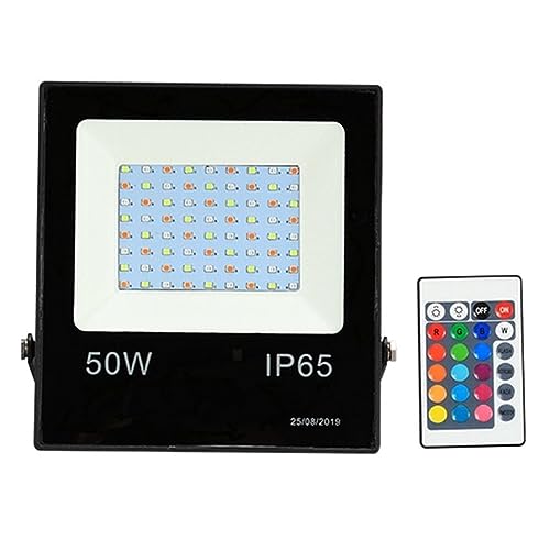 Projecteur LED RVB 50W pour illuminer vos soirées de jardin et terrasses