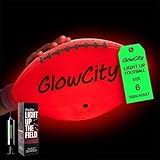 GlowCity Glow in The Dark Football - Size 6 Light Up LED Ball for Teen Boys & Adults - Cool Sports Gift for Night Outdoor Games - Birthday Gifts Ideas for Teen Boys Teenager Ages 12 13 14 15 16 17 18