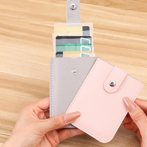 BILIKEYU 2023 Pull Out Multi Slot Card Holder 2pcsPull Out Card Holder Small Wallet With Pull Registration And Insurance Holder (White, One Size)3