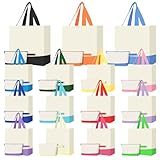 Contenu de l’emballage : Vous recevrez un lot de 15 sacs tote bag sublimation avec 15 pochettes cosmétiques assorties, disponibles en 15 couleurs, dont rose, bleu, violet et noir. Parfait pour le shopping, les vacances ou les activités DIY