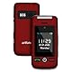 artfone C10 Rot, mit Ladestation,Simlockfreie Seniorenhandy Klapphandy ohne Vertrag,GSM Großtasten Mobiltelefon SOS Notruffunktion,Taschenlampe,Dual Display.