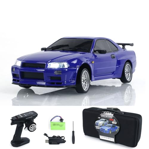 Image of US in Stock, 1 /18 LDRC RC Racing Car Drift Car LD1899 RWD High Speed Car Mini Car Radio Control Drift Vehicles Model Gyroscope Indoor Outdoor Hobby Model for Adult