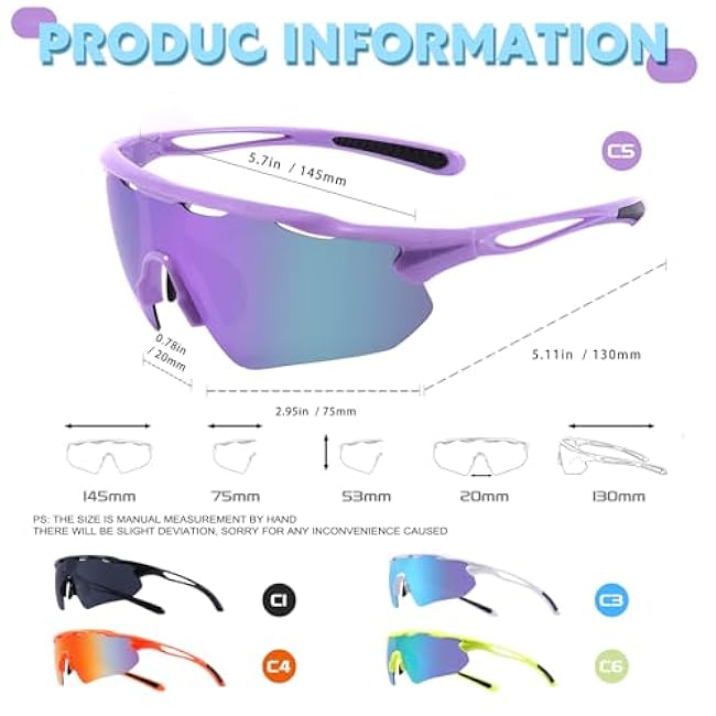 Fashionable Youth & Women Sunglasses for Sports, Vacation, UV400 Ventilation Multi-colored Glasses