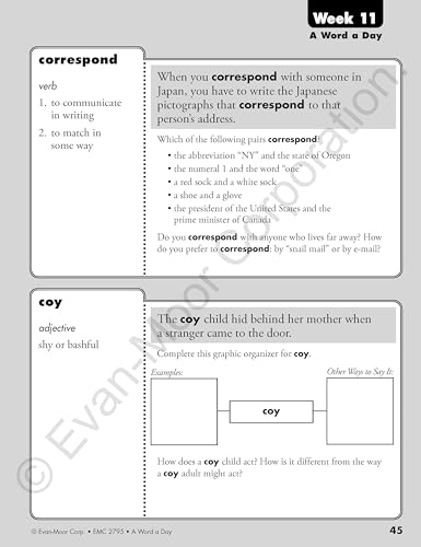 A Word a Day, Grade 5 Teacher Edition - Image 7