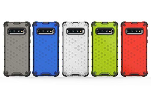 Image of Glasgow Back Case Cover for Samsung Galaxy S10 Shockproof Military Grade Back Case Back Cover - Black
