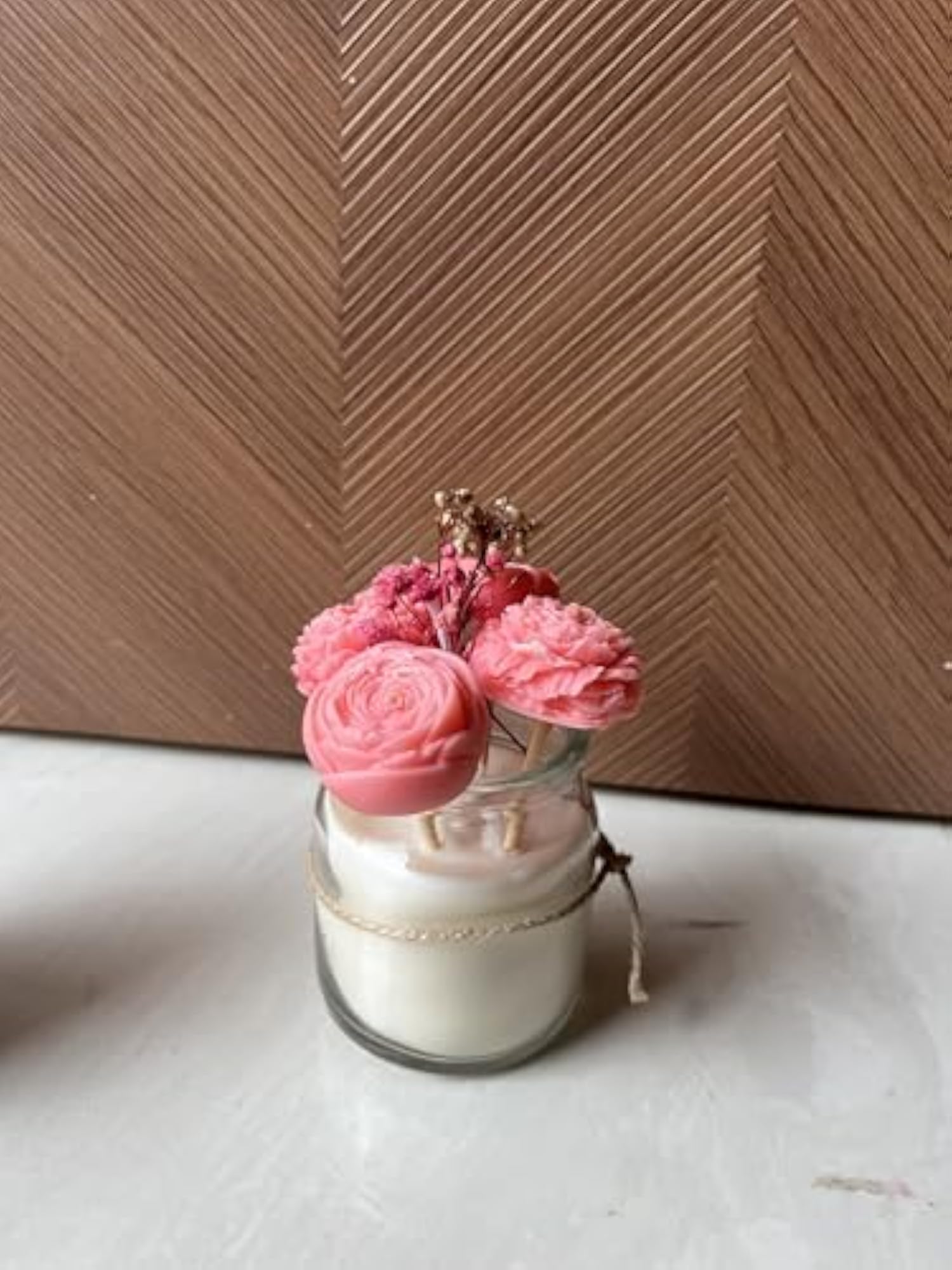 Ashluxe Flower Bouquet Candle, Decorative Gift