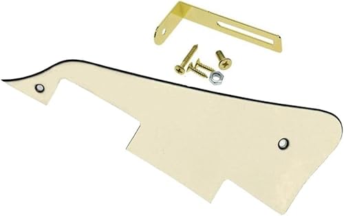 Miniatura 32 de KAISH Golpeador de guitarra Abalone Pearl LP con soporte negro para Epiphone Les Paul