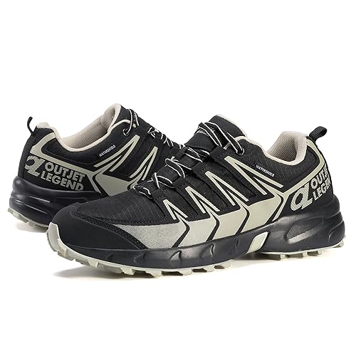 OL OUTJET LEGEND Men's Waterproof Hiking Shoes Lightweight Hiking Sneakers for Outdoor Walking Hiking Trailing