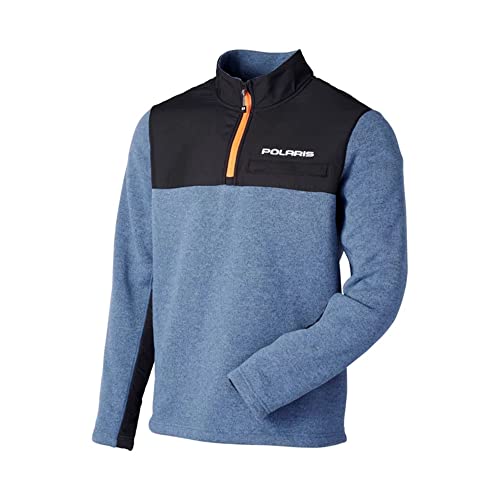 Polaris Men's Titan Thermal Quarter-Zip Sweater – Moisture-Wicking, Breathable Mid-Layer with Comfortable Fit