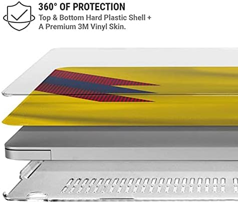 Skinit Case + Skin Compatible with MacBook Air 13in M1 (2021) Originally Designed Colombia Soccer Flag Design