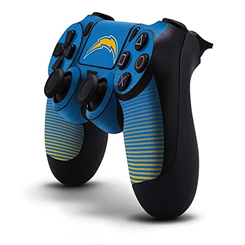 Skinit Decal Gaming Skin Compatible with PS4 Controller - Officially Licensed NFL Los Angeles Chargers Breakaway Design