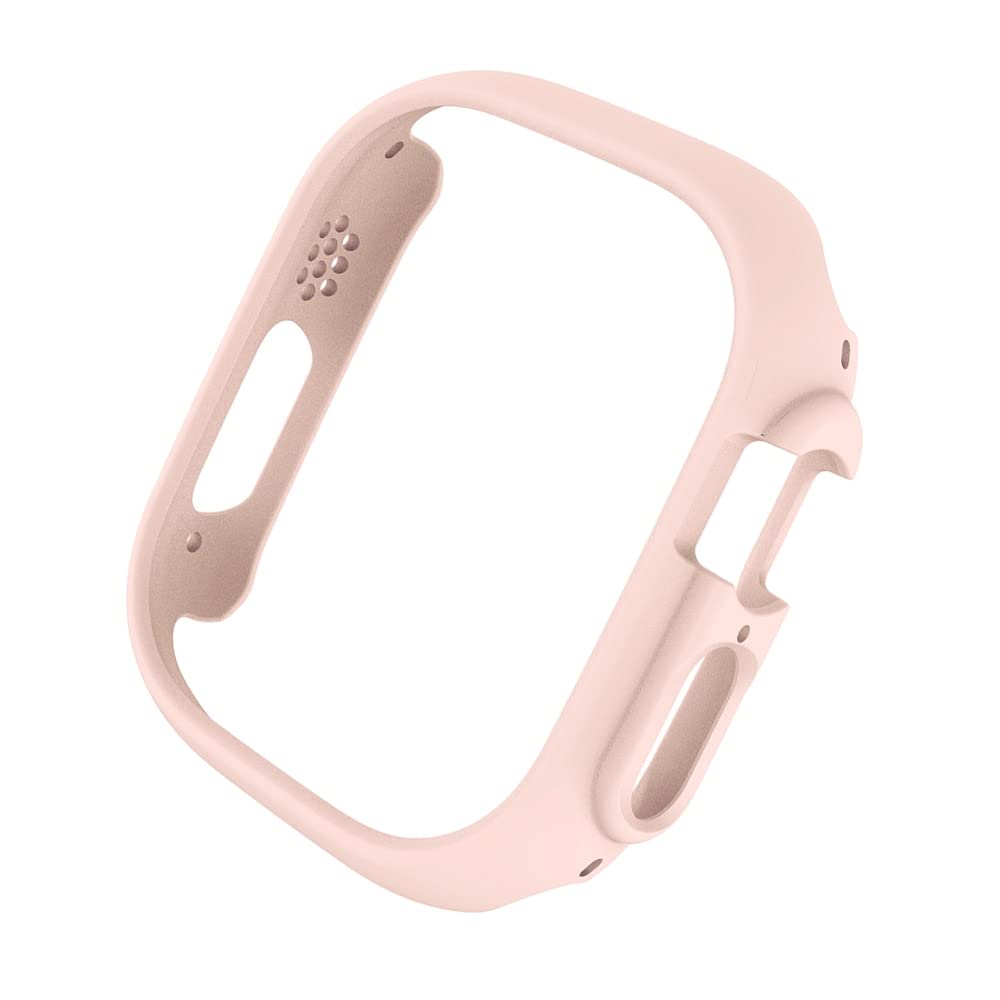 Boîtier Apple Watch 8 rose mat idéal pour le sport et le bureau