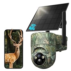 SEHMUA 4G Cámara Vigilancia Exterior con SIM, Cama...: 【4G LTE Camara con SIM】：Esta 3G/4G cámara vigilancia exterior con transferencia de datos rápida. Es una solución perfecta para áreas sin Wi-Fi, con un diseño camuflado que la hace ideal para caza en el bosque, monitoreo de granjas, establos, campamen...