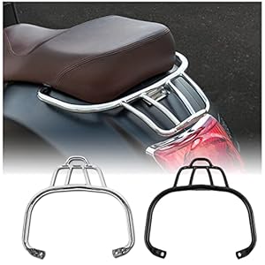 Fayedenicy Vespa GTS Beifahrergriff Gepäckträger Schwarz