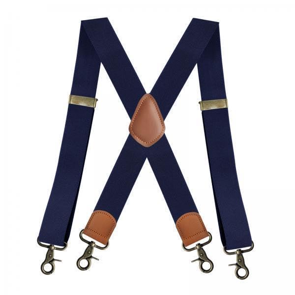 The Style Sutra 3xSuspenders for Men Heavy Duty Suspenders Adjustable Casual 3.5cm Wide Braces Navy|Clothing Shoes & Accessories | Mens Accessories | Suspenders Braces-image-25