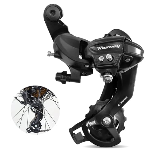 Relwears Tourney Rear Derailleur RD-TY300 6/7Speed Rear Derailleur Direct Mount for Mountain Bike Road Bike Snowmobile Trail Bike