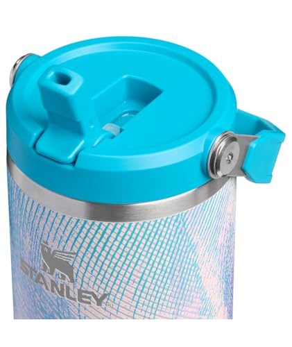 Image of STANLEY IceFlow 2.0 Flip Straw Tumbler with Handle 30 oz | Twist On Lid and Flip Up Straw | Leakproof Water Bottle | Insulated Stainless Steel | BPA-Free | Sea Glass Plume