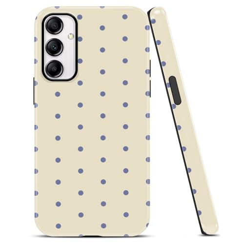 Coque Samsung A14 5G à pois antichoc en TPU et polycarbonate
