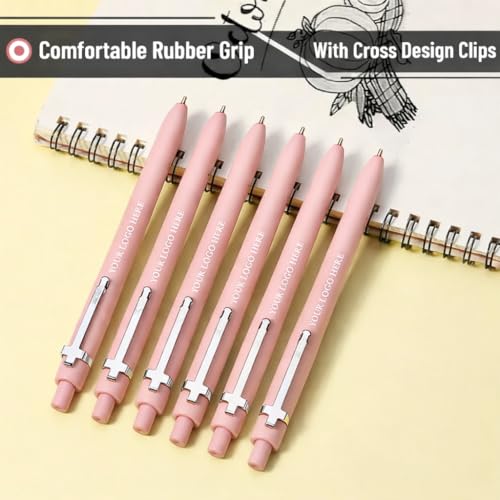 Mr. Pen bolígrafos personalizados de 5 unidades, tinta negra, punta fina 0.5mm miniatura 4
