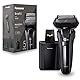 Panasonic Series 900 Premium Nass- und Trocken Rasierer ES-LV9U, 5-fach-Scherkopf mit Linearmotor und Bartdichtensensor Technologie, Pop-up Trimmer, inklusive Reinigungs- und Ladestation, schwarz