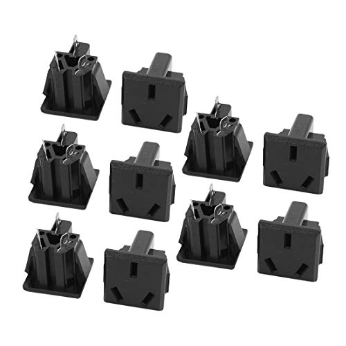 Aexit AC250V 10A BX-6D IEC AU Input Socket Switch Copper Rhodium Power 10Pcs (479e70c9473105596be38b8a643a4f05)