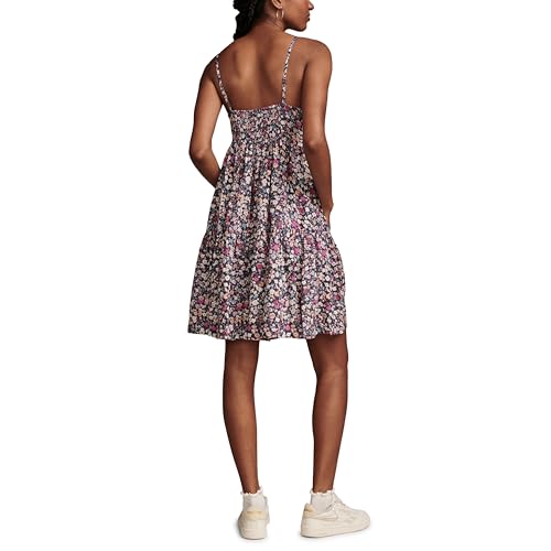 Image of Lucky Brand Women's Lucky Brand Women's Printed Pintuck Bodice Mini